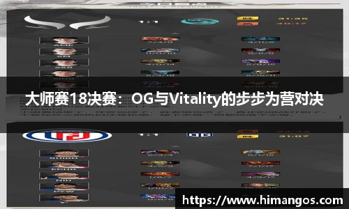 大师赛18决赛：OG与Vitality的步步为营对决
